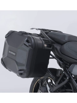 Zestaw: kufry boczne DUSC L + kufer centralny DUSC XL + stelaże SW-Motech Yamaha Tracer 9/ GT (20-)/ GT+ (22-) [poj.: 1 x 55l + 2 x 41l]