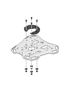 Stelaż centralny Adventure-Rack SW-MOTECH CFMoto 800MT CF800-5 (21-)