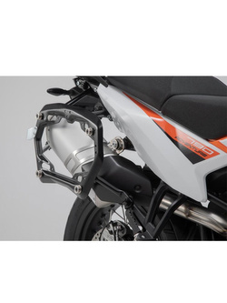 Zestaw: kufry boczne TRAX ION + stelaże EVO SW-MOTECH 45/45 L do motocykla Honda VFR 800 X Crossrunner (16-22) [pojemność 2 x 45 L]