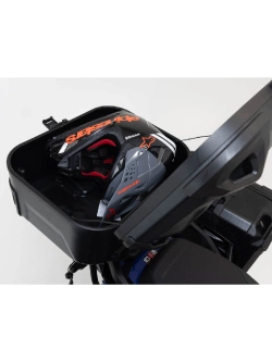 Zestaw: kufer centralny DUSC L + stelaż Street-rack SW-Motech Kawasaki ZZR 1400 (06-14) [poj.: 41l]