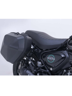 Zestaw: kufry boczne plastikowe Urban ABS + stelaże SLC Sw-Motech do Royal Enfield HNTR 350 (22-) [pojemność: 2 x 16,5l]
