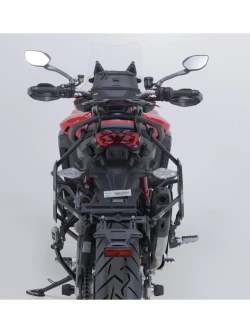 Zestaw: kufry boczne + stelaże PRO TRAX ADV SW-Motech Ducati Multistrada V4/ S/ Pikes Peak (24-) srebrne [poj.: 2 x 37 L]