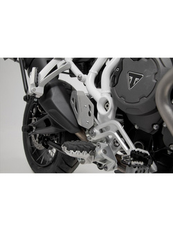 Osłona pięty na prawą stronę SW-Motech Triumph Tiger 900/GT/Rally/Pro (19-) srebrna