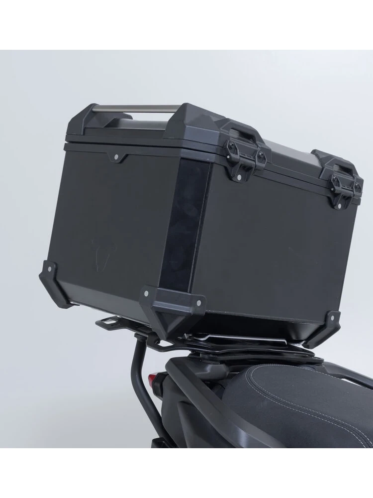 Zestaw: kufry boczne + kufer centralny TRAX ADV + stelaże SW-Motech Yamaha Tracer 9/ GT/ GT+ (24-) czarne