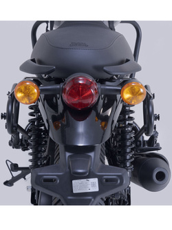 Zestaw: kufry boczne plastikowe Urban ABS + stelaże SLC Sw-Motech do Royal Enfield HNTR 350 (22-) [pojemność: 2 x 16,5l]