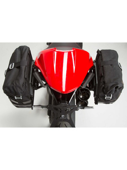 Zestaw sakw bocznych Legend Gear LC2/LC1 ze stelażami SW-MOTECH Ducati Monster 1200/S (16-) czarno-brązowych