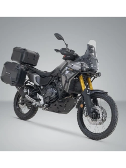 Zestaw: kufry boczne DUSC M i L + kufer centralny DUSC L + stelaże PRO + stelaż Adventure-Rack SW-Motech Yamaha Tenere 700 (wybrane modele) [poj.: 1 x 33l + 2 x 41l]