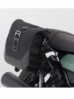 Zestaw sakw bocznych LEGEND GEAR LC2 Black Edition ze stelażami SW-MOTECH do Moto-Guzzi V7 IV Stone (20-) [pojemność: 2 x 13,5 L]