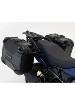 Zestaw: kufry boczne DUSC L + stelaże PRO SW-Motech Yamaha Tracer 9/ GT (20-)/ GT+ (22-) [poj.: 2 x 41l]