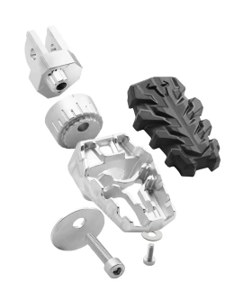 Podnóżki motocyklowe EVO SW-Motech Kawasaki Versys 1100/ SE (25-) srebrne