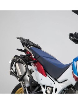 Zestaw: kufry boczne + stelaże PRO TRAX ADV SW-MOTECH 45/37 L do motocykla Honda CRF1000L Africa Twin / Adv. Sports (18-22) [pojemność 45 + 37 L]