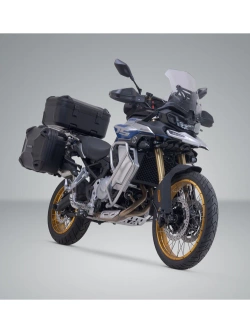 Zestaw: kufry boczne DUSC M i L + kufer centralny DUSC XL + stelaże SW-Motech Voge 900 DSX (23-) [poj.: 33 + 41 + 55l]