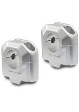 Zestaw podwyższający kierownicę SW-Motech Aprilia, Honda, Benelii, KTM, Suzuki, Yamaha (wybrane modele) [H: 30mm] srebrny