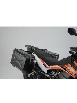 Zestaw: kufry boczne TRAX ION + stelaże EVO SW-MOTECH 45/45 L do motocykla Honda VFR 800 X Crossrunner (16-22) [pojemność 2 x 45 L]