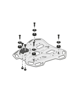 Stelaż centralny Adventure-Rack SW-MOTECH CFMoto 800MT CF800-5 (21-)