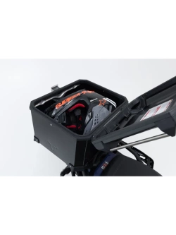 Zestaw: kufer centralny TRAX ADV + stelaż Street-rack SW-Motech BMW R12 G/ S (25-) czarny [poj.: 38l]