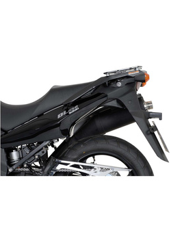 Zestaw: kufry boczne TRAX ADV + stelaże EVO 45/37 L SSw-Motech  Suzuki DL 650 V-Strom (04-10) (pojemność 37 i 45 L) czarne