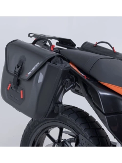 Sakwy motocyklowe wodoodporne SysBag WP M/M SW-Motech + stelaże SLC KTM (wybrane modele) [poj.: 2 x 17-23l]