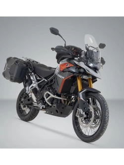 Zestaw: kufry boczne DUSC M i L + stelaże PRO SW-Motech Triumph Tiger 900 GT/ Pro, Rally Pro (23-) [poj.: 33l + 41l]