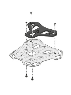 Stelaż centralny Adventure-Rack SW-MOTECH CFMoto 800MT CF800-5 (21-)