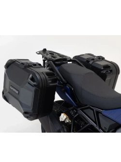 Zestaw: kufry boczne DUSC L + stelaże PRO SW-Motech Suzuki DL1000 V-Strom/ XT (14-19) [poj.: 2 x 41l]