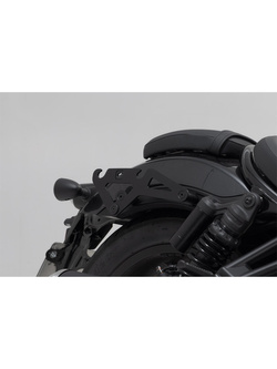 Zestaw: sakwy boczne Legend Gear LH1/ LH1 + stelaż LH1/ LH1 Sw-Motech do Hondy CMX 1100 Rebel (20-)/ CMX 1100 SE Rebel (24-) [pojemność: 39 l]