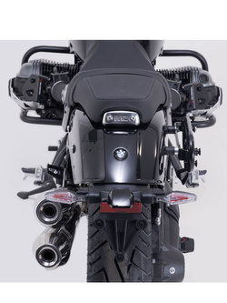 Zestaw: sakwa boczna Legend Gear LC1 + stelaż SLC Sw-Motech BMW R 12 (24-) czarno-brązowa [pojemność: 9,8 L]