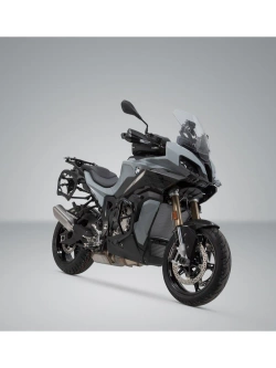 Zestaw: kufry boczne DUSC L + kufer centralny DUSC XL + stelaże SW-Motech BMW S 1000 XR (19-) [poj.: 1 x 55l + 2 x 41l]