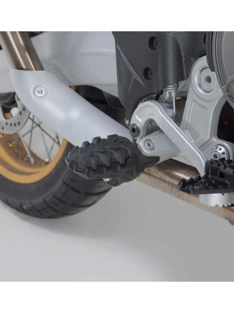 Podnóżki motocyklowe EVO SW-Motech Aprilia Tuareg 660 Rally (24-) czarne