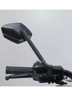 Lusterka motocyklowe długie Sw-Motech Sport na koniec kierownicy Harley Davidson Road Glide (24-) czarne