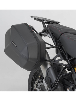 Zestaw: kufry boczne + stelaż PRO ABS ® Aero System Sw-Motech do Ducati DesertX (22-)/ Rally (23-)
