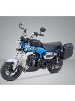 Zestaw: sakwa boczna Legend Gear LC2 + stelaż SLC SW-Motech Honda ST 125 Dax (23-) czarna [poj.: 13.5 l; na lewą stronę]