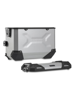 Zestaw: kufry boczne + stelaże PRO TRAX ADV SW-MOTECH 37/37 L do motocykla Ducati Multistrada 1260 Enduro [18-], Multistrada 950 [16-], Multistrada 950 / S [16-], Multistrada V2/ S [21-] [pojemność 2 x 37 L]