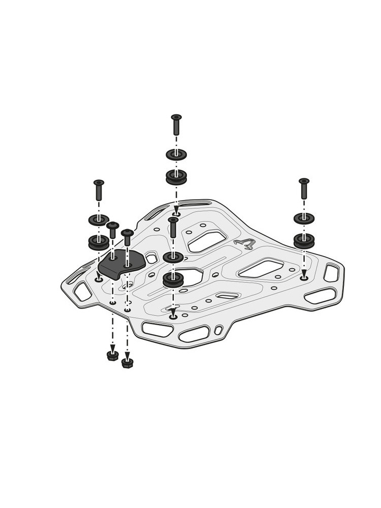 Stelaż centralny Adventure-Rack SW-MOTECH BMW R 1300 GS (23-)