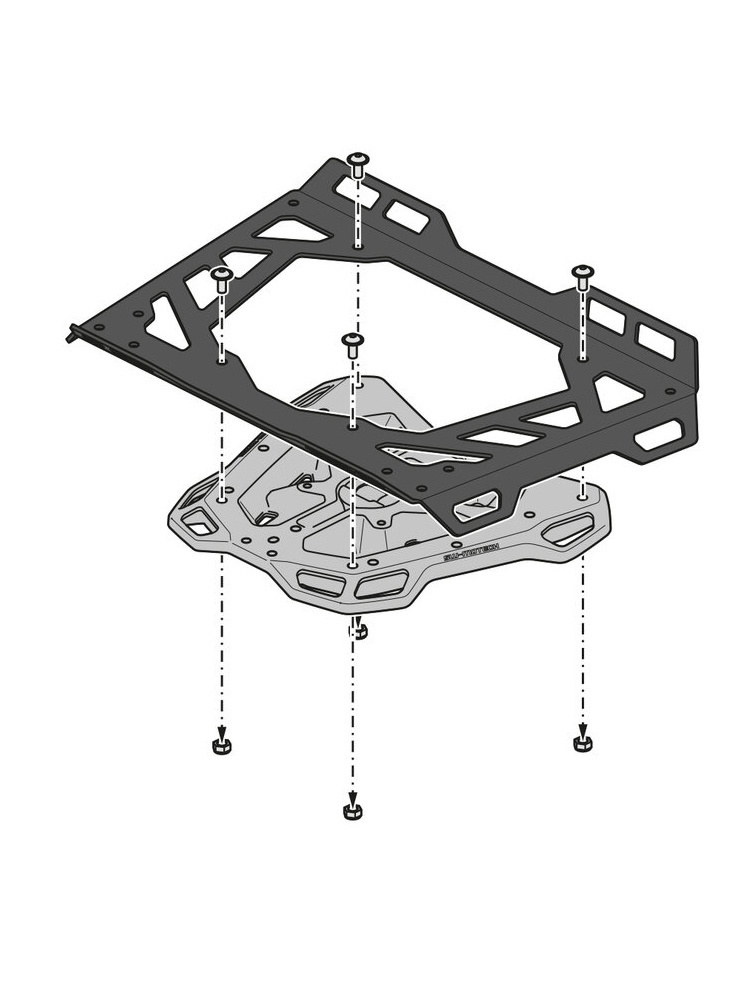 Stelaż centralny Street-Rack SW-MOTECH Yamaha MT-09 (20-23)