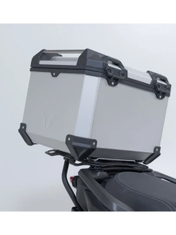 Zestaw: kufry boczne + kufer centralny TRAX ADV + stelaże SW-Motech Yamaha Tracer 9/ GT/ GT+ (24-) srebrne