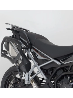 Zestaw: kufry boczne DUSC M i L + stelaże PRO SW-Motech Triumph Tiger 900 GT/ Pro, Rally Pro (23-) [poj.: 33l + 41l]