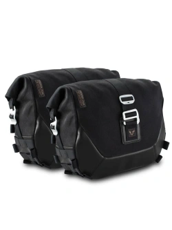 Zestaw sakw bocznych Legend Gear LC1 ze stelażami SLC SW-Motech Moto Guzzi V7 IV Special (20-)/ Stone (20-)/ Sport (25-)/ Stone Corsa (23-) czarne [poj.: 2 x 9,8l]