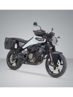 Zestaw sakw bocznych Legend Gear LC2 ze stelażami SW-Motech Husqvarna Svartpilen/ Vitpilen 401 (23-) czarne [poj.: 2 x 13,5 L]