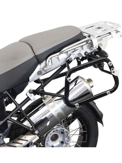 Zestaw: kufry boczne 45/37L + kufer centralny 38L TRAX ADV+ stelaże SW-MOTECH do motocykla BMW R 1200 GS (04-12) czarne