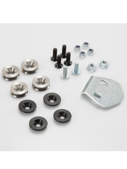 Zestaw: kufer centralny srebrny TRAX ADV + stelaż Adventure-rack SW-Motech Royal Enfield Himalayan 450 (23-) [poj.: 38l]