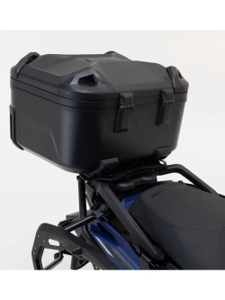 Zestaw: kufer centralny DUSC L + stelaż Adventure-rack SW-Motech Moto Guzzi V85 TT (19-23) [poj.: 41l]