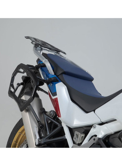 Zestaw: kufry boczne + stelaże PRO TRAX ADV SW-MOTECH 45/37 L do motocykla Honda CRF1100 L Africa Twin/ Adventure Sports (19-), CRF1100 L Africa Twin ES / Adventure Sport ES (23-) [pojemność 45 + 37L]