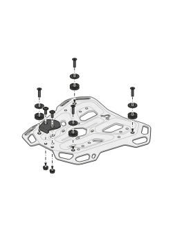 Stelaż centralny Adventure-Rack SW-Motech Ducati Multistrada V4/ S/ Pikes Peak (24-)