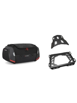 Zestaw: torba na tył Rackpack + stelaż Street-Rack SW-Motech Suzuki GSX-8T/ TT (25-) [poj.: 32,0-42,0 l]