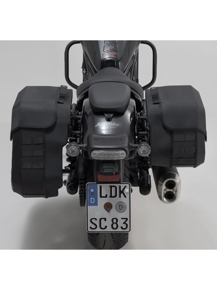 Zestaw sakw bocznych Legend Gear LH 25,5/19,5L i stelaży SLH Sw-Motech Honda CMX1100 Rebel SC83 (20-)/ CMX1100 SE Rebel (24-)
