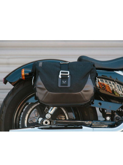 Zestaw sakw bocznych LEGEND GEAR LC2 Black Edition ze stelażami do HARLEY-DAVIDSON Dyna Wide Glide (FXDWG) (09-17) [pojemność: 2 x 13,5 L]