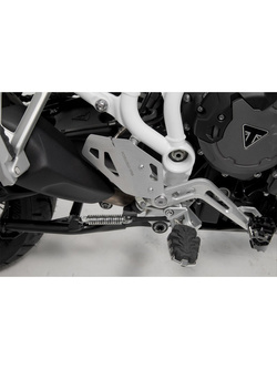 Osłona pięty na prawą stronę SW-Motech Triumph Tiger 900/GT/Rally/Pro (19-) srebrna