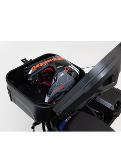 Zestaw: kufer centralny DUSC L + stelaż Adventure-rack SW-Motech Voge 300 Rally LX300GY-G (22-) [pojemność 41 l]