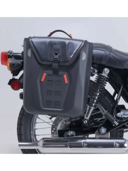 Sakwy motocyklowe wodoodporne SysBag WP M/M SW-Motech + stelaże SLC Kawasaki Meguro S1 (25-)/ W 230 (24-) [poj.: 2 x 17-23l]